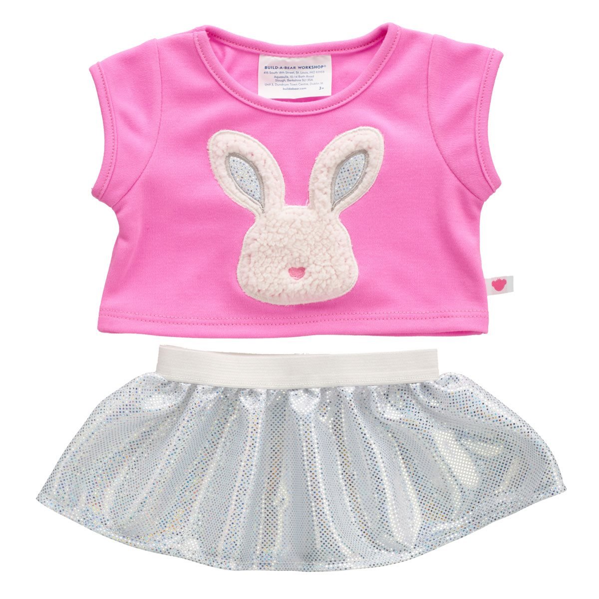 Set Falda Y Polera Conejo 25 Build-A-Bear | Set | Accesorios